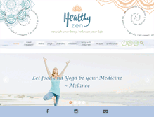 Tablet Screenshot of healthyzen.com